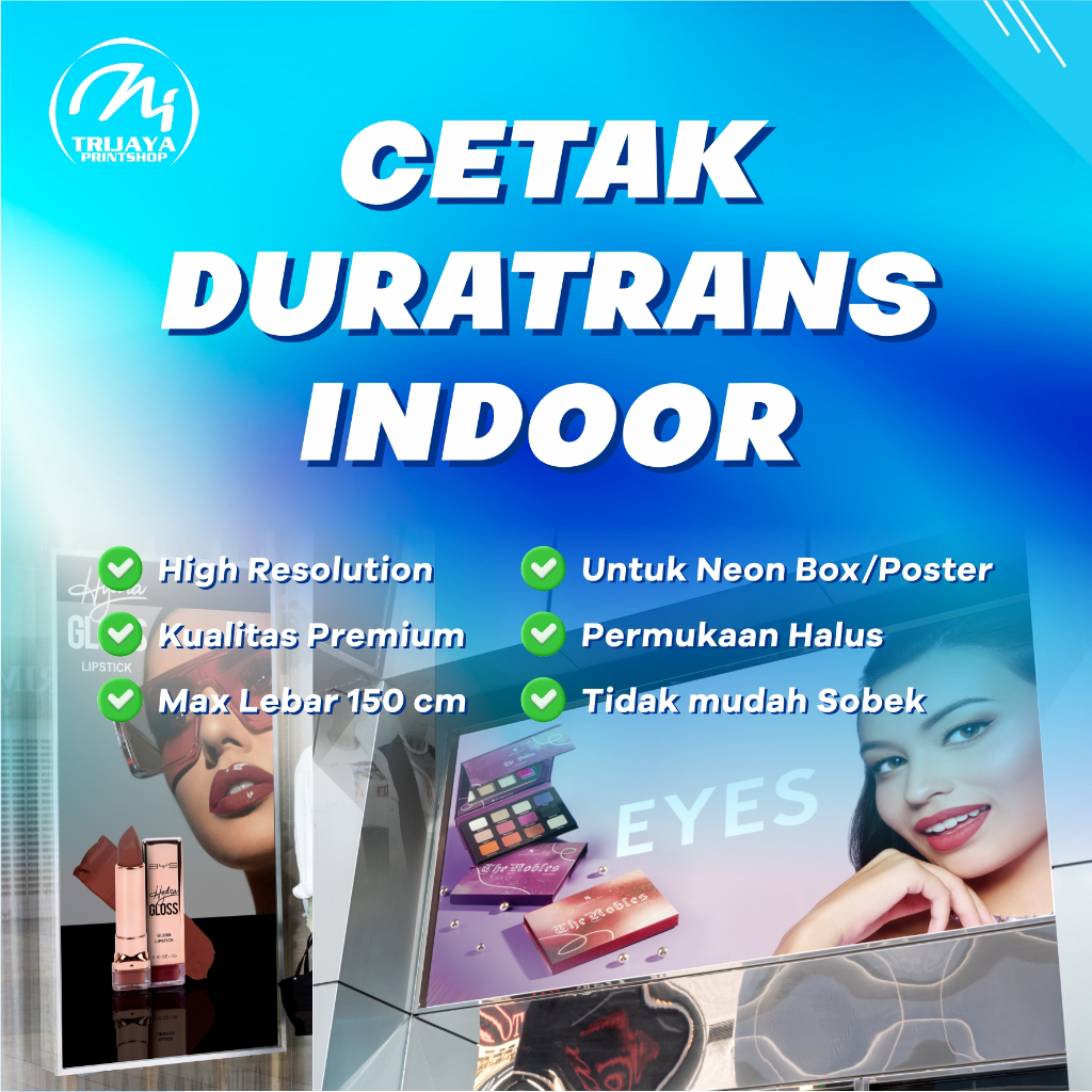 Jual Cetak Duratrans Indoor Neonbox Backlite Poster Dinding High