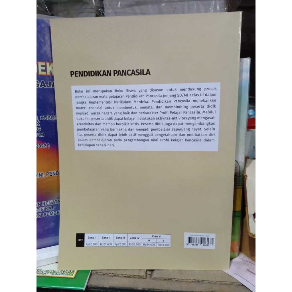 Jual Buku Pendidikan Pancasila Kelas 3 SD/MI Kurikulum Merdeka | Shopee ...