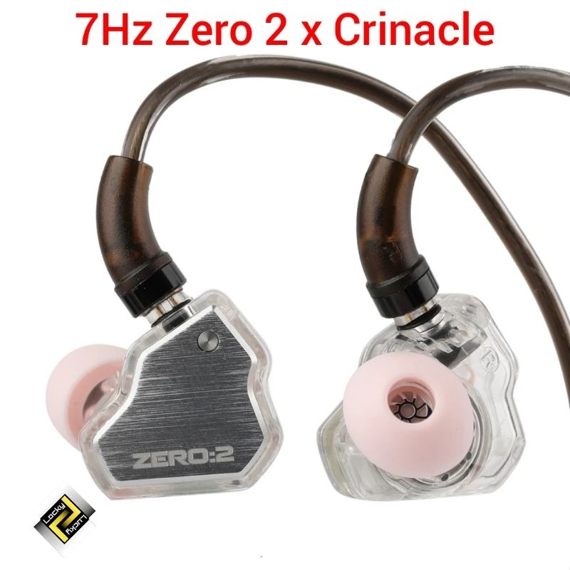 Jual 7Hz Zero 2 x Crinacle IEM Earphone 10mm Dynamic Driver Bass Boost