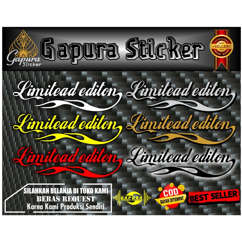 Jual CUTTING CUSTOM, CUTING STICKER LIMITED EDITION | Shopee Indonesia