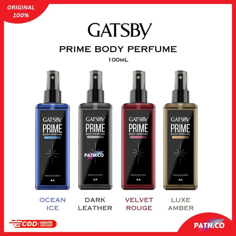 Jual Gatsby Prime Body Perfume Ml Ocean Ice Dark Leather