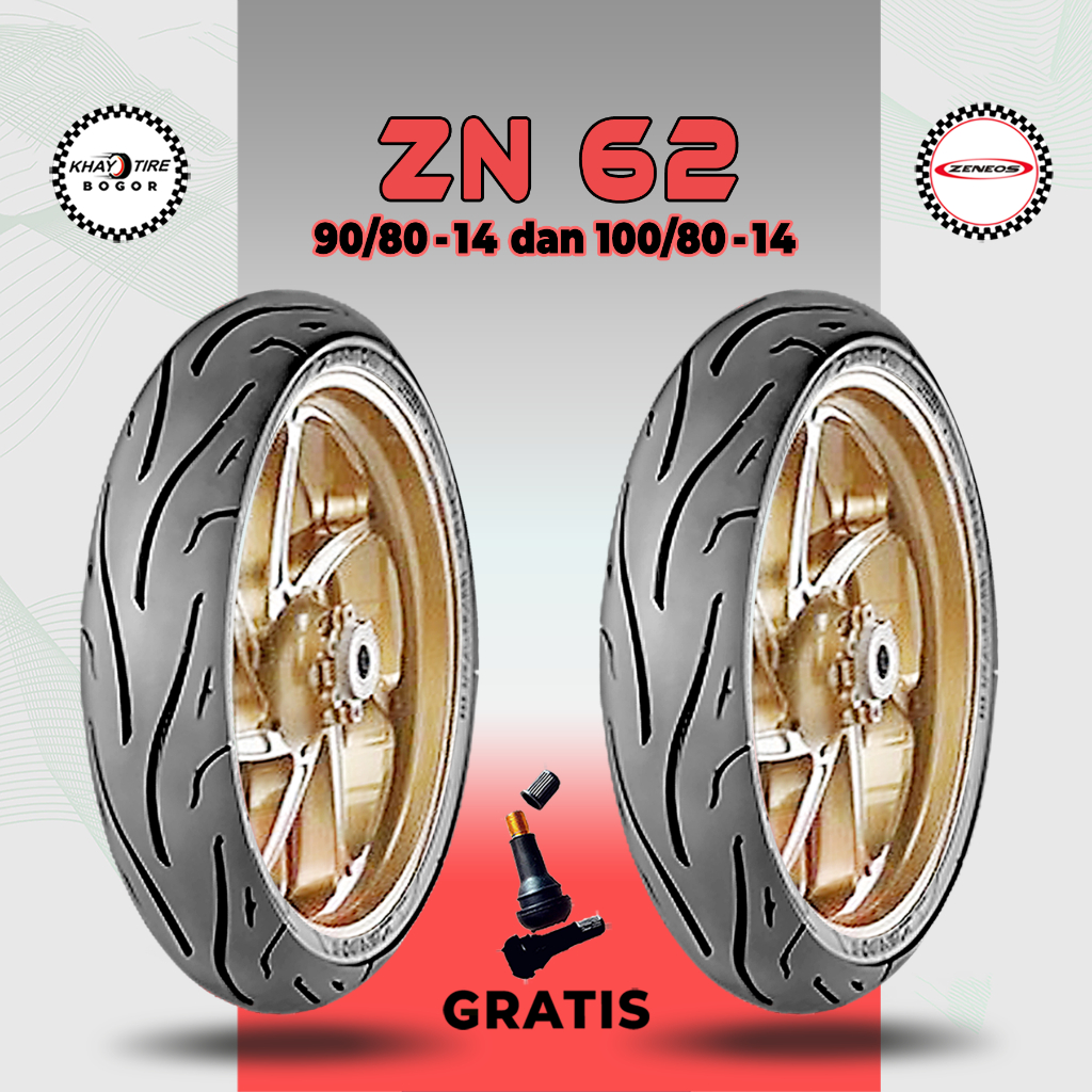 Jual Sepasang Ban Motor Matic 𝗭𝗘𝗡𝗘𝗢𝗦 𝗭𝗡𝟲𝟮 90/80-14 Dan 100/80-14 ...