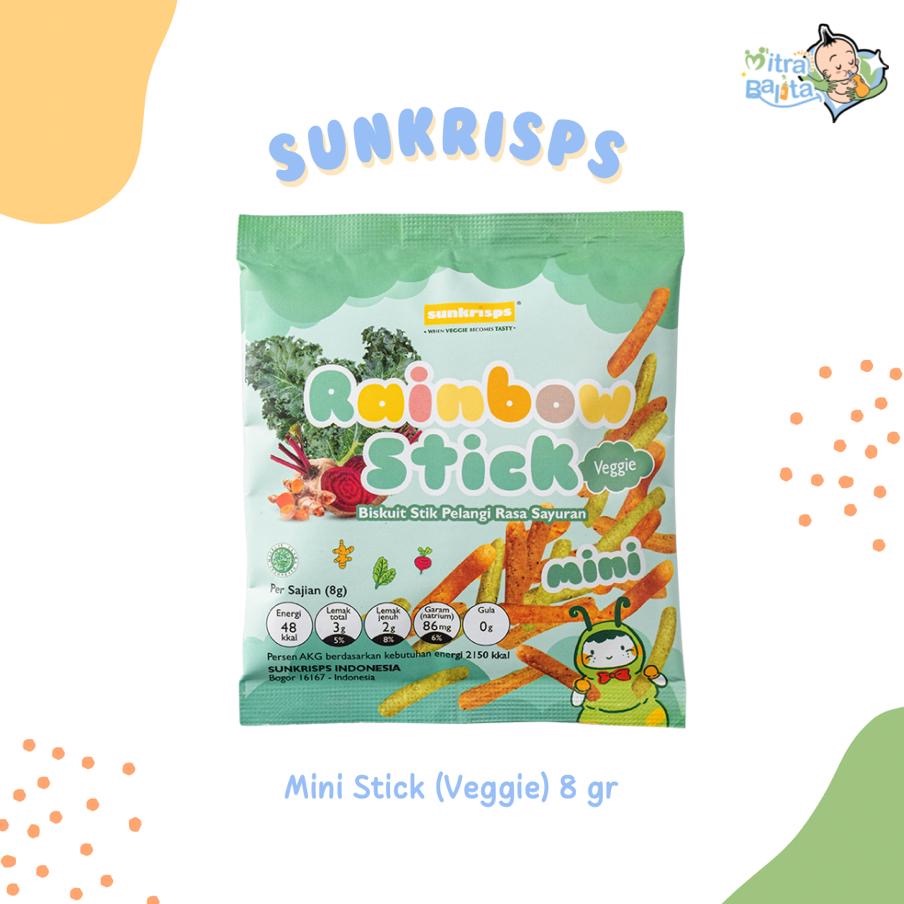 Jual Sunkrisps Mini Rainbow Stick Veggie Original | Shopee Indonesia