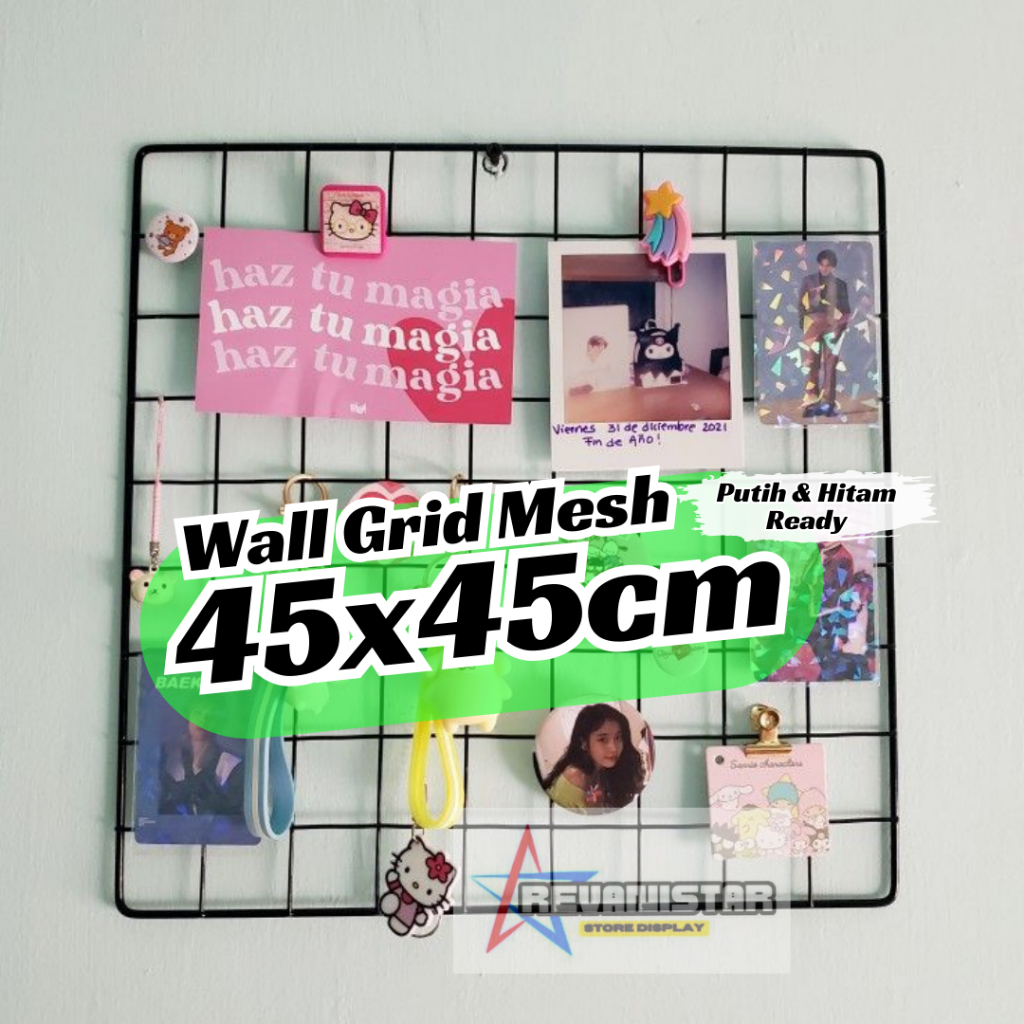 Jual Wall grid DIY room decor pajangan photo polaroid notes dan hiasan ...