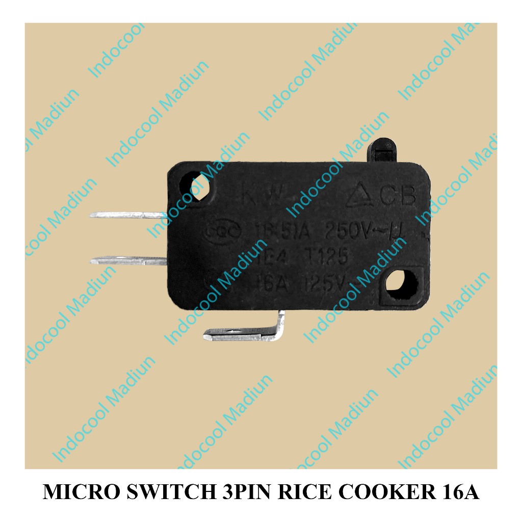 Jual M316 SWITCH MAGIC COM MICRO /MICRO SWITCH 3PIN RICE COOKER 16A ...