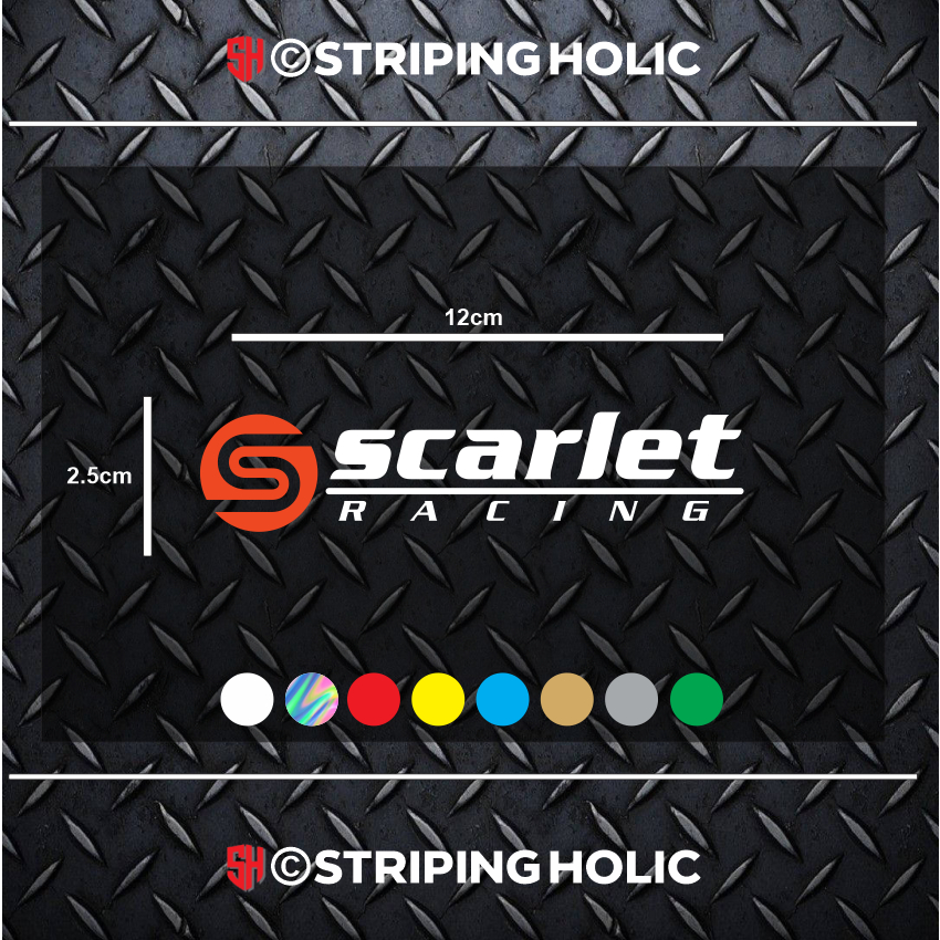 Jual STIKER SCARLET RACING CUTTING | Shopee Indonesia