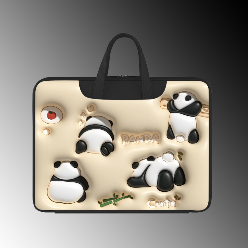 Jual Tas Laptop Jinjing Gambar 3D Karakter Lucu 13 inch 14 inch 15 Inch