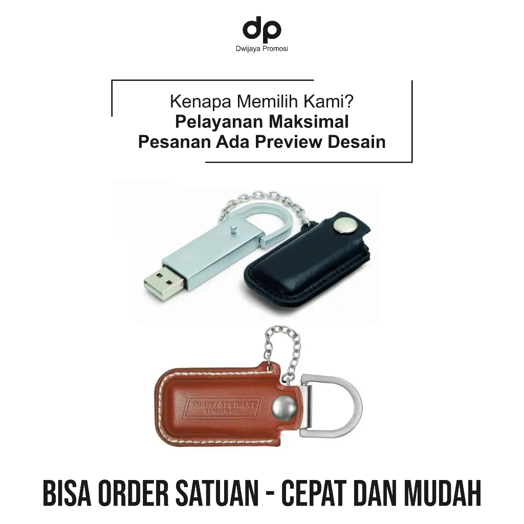 Jual Flashdisk USB Model Kulit Rantai 4G, 8GB, 16GB, 32GB, Real ...