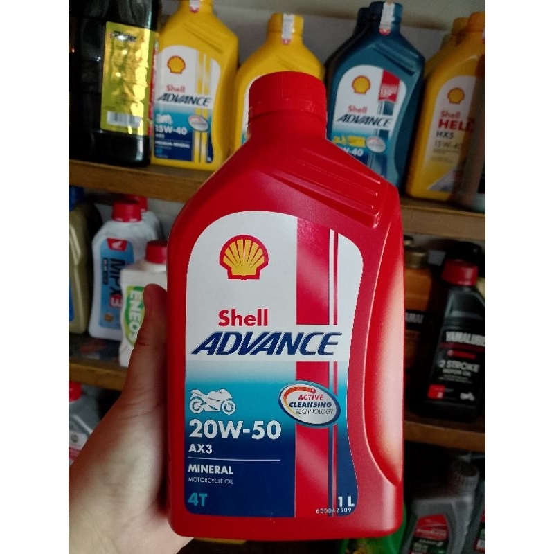 Jual Oli Motor Shell Advance AX3 4T 20W-50 ORIGINAL | Shopee Indonesia