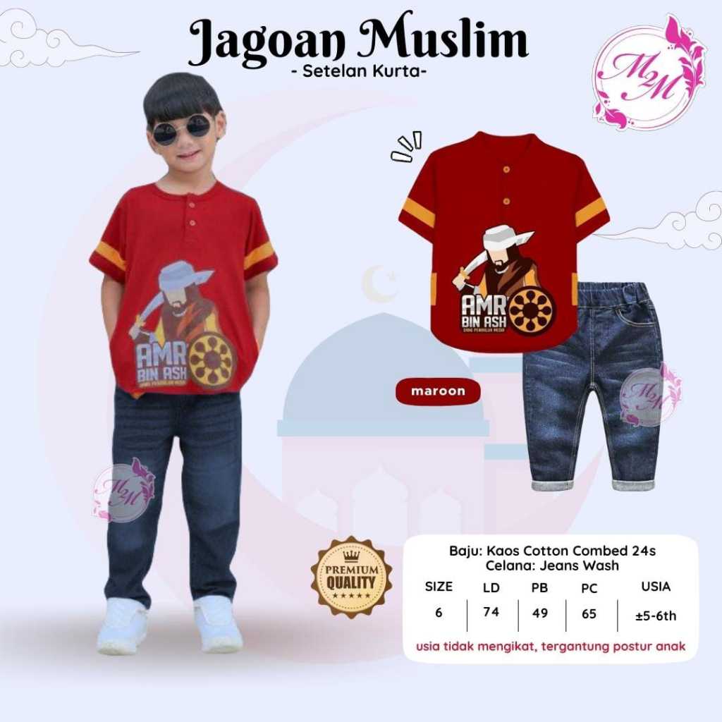 Jual Jagoan muslim setelan kurta | Shopee Indonesia