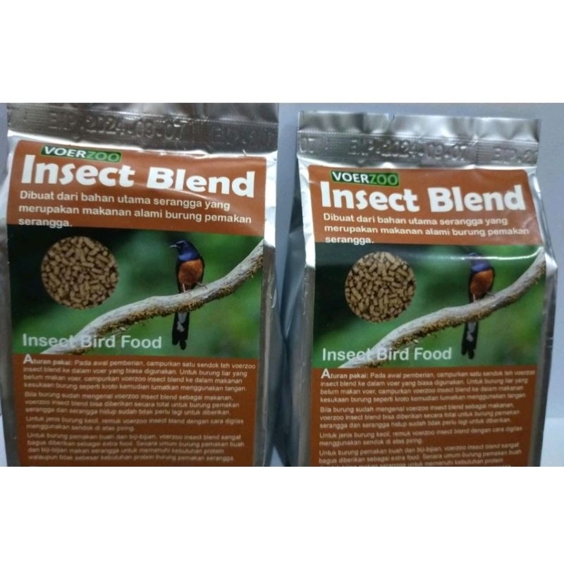 Jual Voerzoo Insect Blend 225 grDibuat dari bahan utama serangga