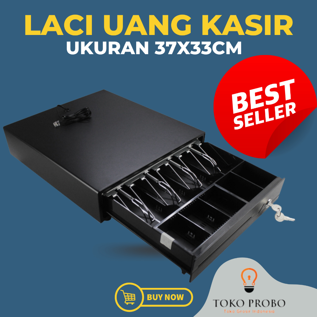 Jual [TERLARIS] Promo Cuci Gudang Laci Uang Kasir Toko Cash Drawer