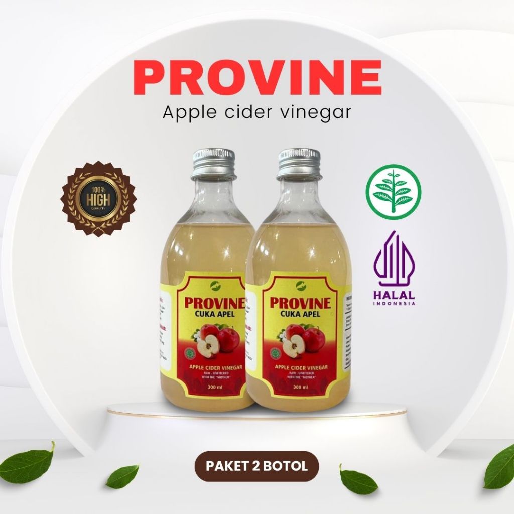 Jual PROVINE CUKA APEL MURNI ORIGINAL PAKET 2 BOTOL | PROVINE APPLE ...