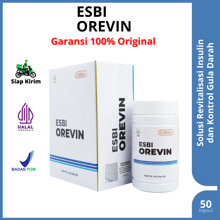 Jual Esbi Orevin Herbamed Original Obat Herbal Untuk Atasi Diabetes Gula Darah Kencing Manis