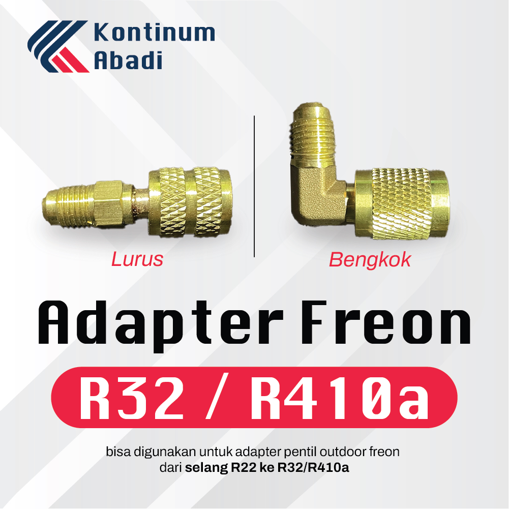 Jual SAMBUNGAN FREON / NEPEL ADAPTOR ADAPTER R22 KE R410 R32 | Shopee ...