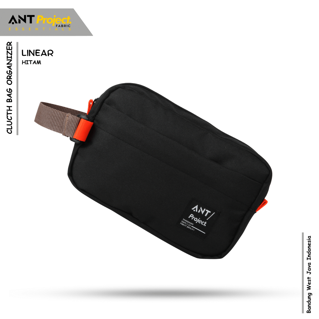 Jual ANT PROJECT - Pouch LINEAR Hitam Doppkit | Shopee Indonesia