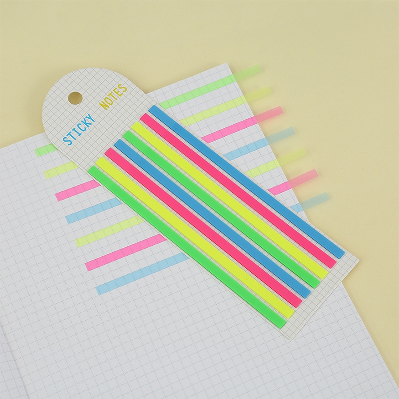 Jual Cod Sticky Note Highlighter Penanda Buku Anotasi Annotation Long Panjang Memo Stiker Indeks