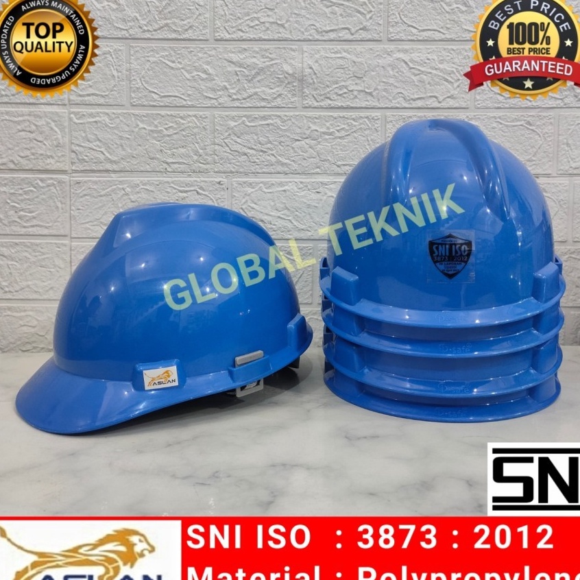 Jual KODE B25B Helm Proyek Include Inner Ring Safety Helmet Biru HELM PROYEK SNI SAFETY BIRU