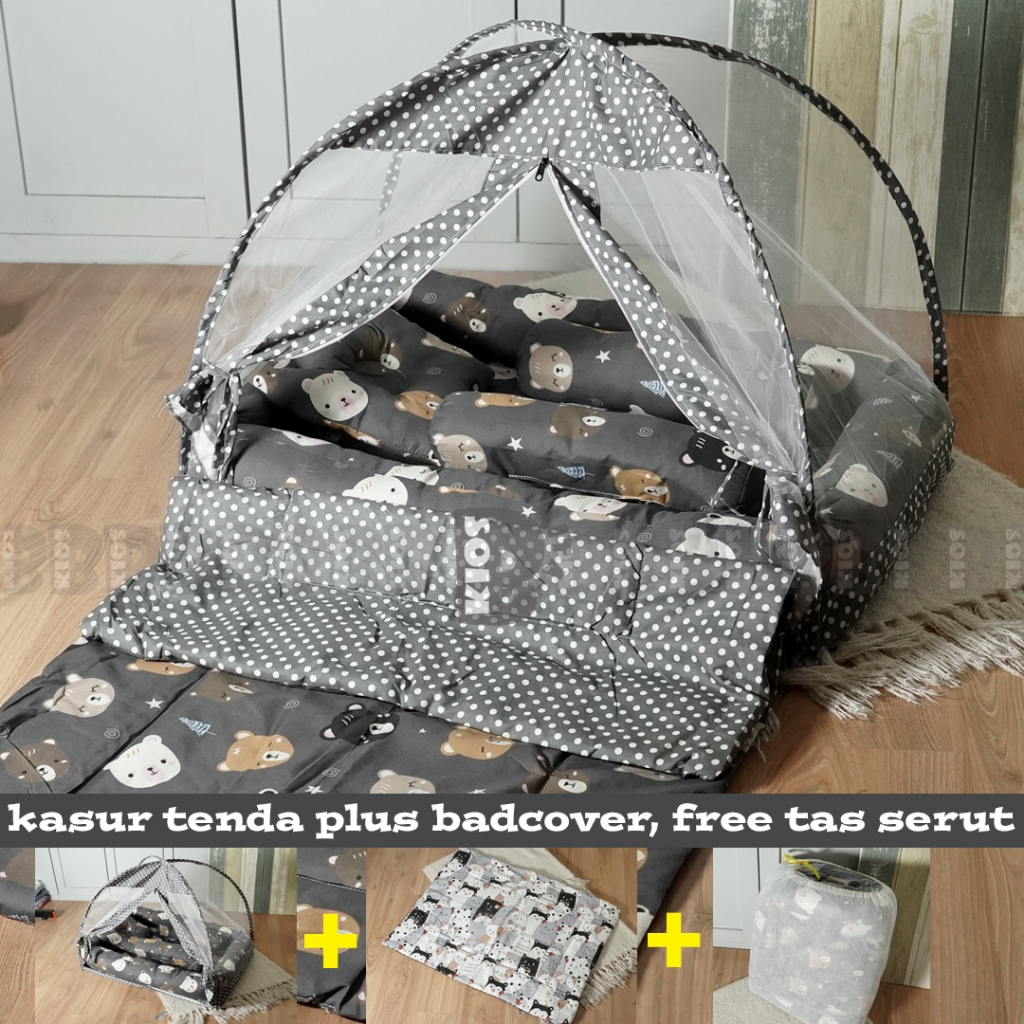 Jual Paket Lengkap Kasur Tenda Kelambu Selimut Bed Cover Bayi Jumbo Free Bantal Jumbo