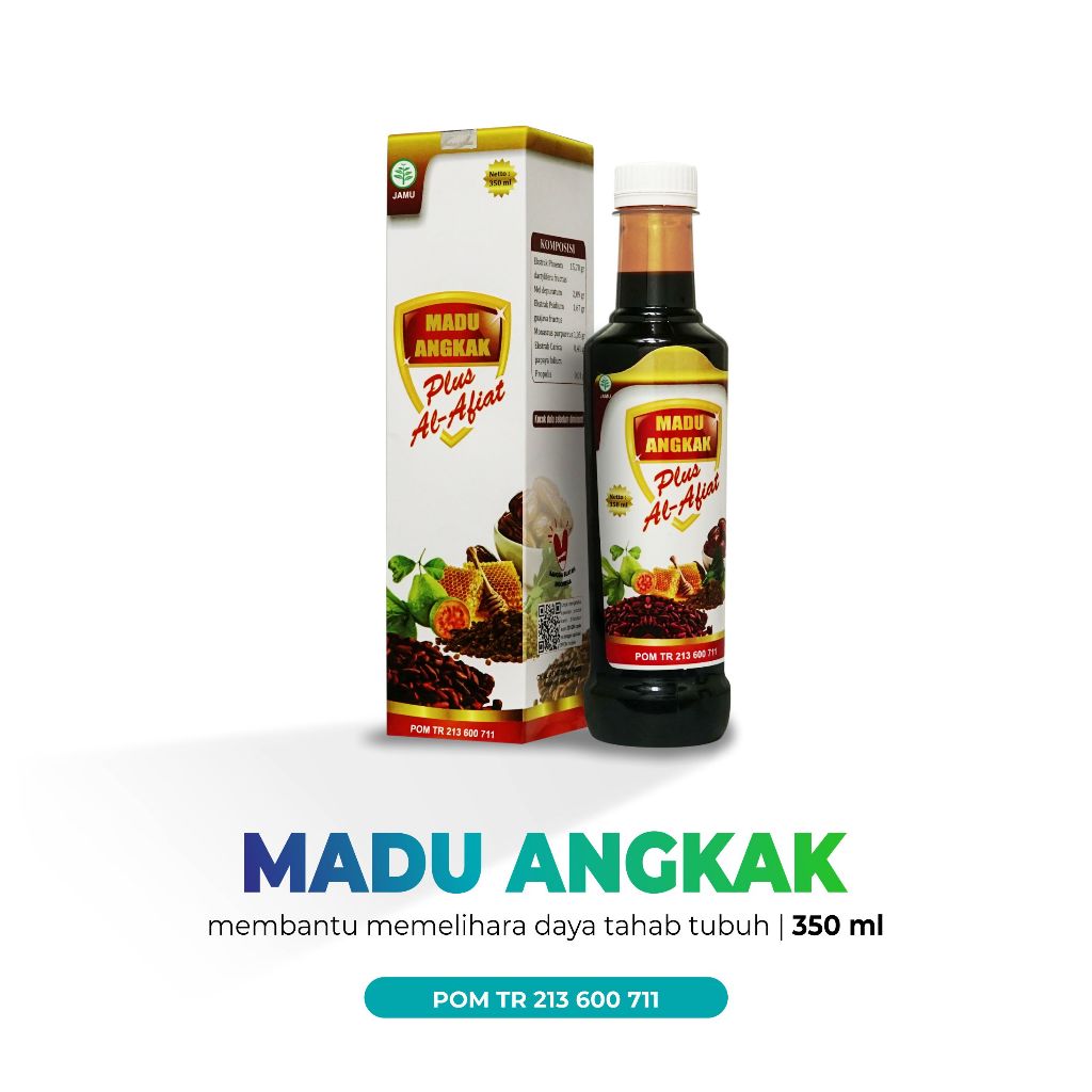 Madu Angkak Plus 250ml - Untuk Typus dan DBD (Extra Jambu Biji) 