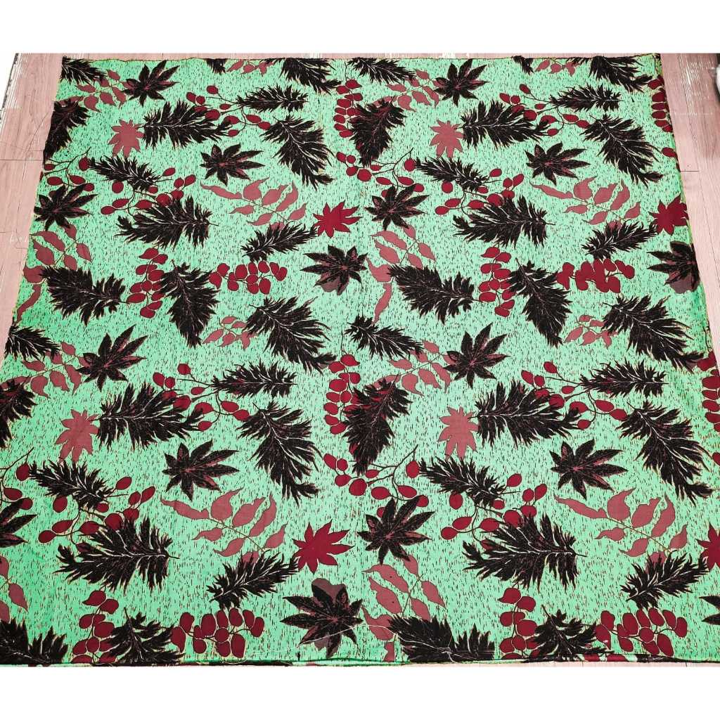 Jual Kain Batik Solo Alusan Limited Stock Motif Ecoprint Shopee Indonesia 1427