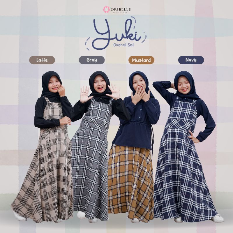 Jual Oribelle Indonesia | Overall Dress Yuki by Oribellekids Terbaru ...