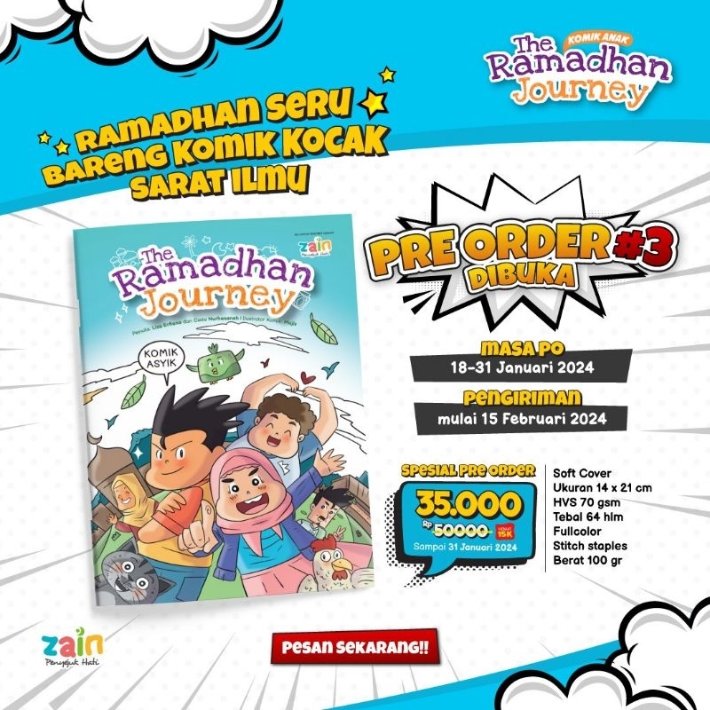 Jual PO ( PRE ORDER ) KOMIK THE RAMADHAN JOURNEY. (komik kocak sarat ...