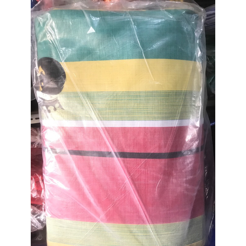 Jual terpal a16 pelangi salur korea ukuran 4 x 6 meter shopee indonesia
