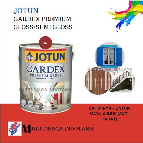 Jual Jotun Gardex Premium Glosssemi Gloss 1l1kg Cat Minyak Khusus Kayu And Besi Anti Karat 4719