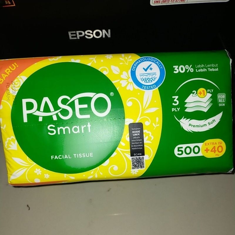 Jual TISU PASEO SMART 500+40SHEETS | Shopee Indonesia