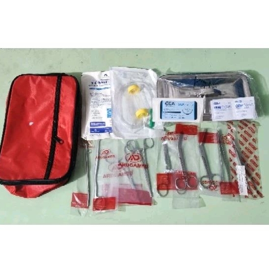 Jual Partus Set Partuset Alat Kebidanan (15 item ) + Tas Partus ...