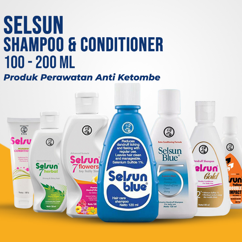 Jual SELSUN Shampo Anti Ketombe Selsun Conditioner Shampo Series SELSUN SERIES Blue 5 Yellow