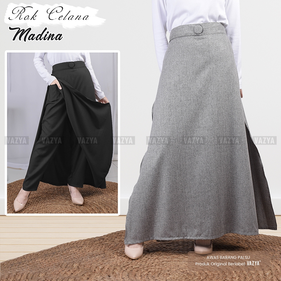 Jual Rok Celana 2in1 Katun Madina/ Rok Celana Kulot Wanita Cotton ...