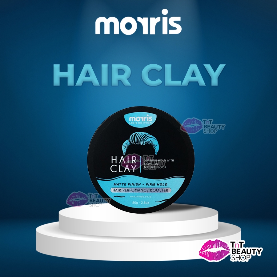 Jual Morris Hair Clay Matte Finish Firm Hold 80gr TnT Beauty Shop