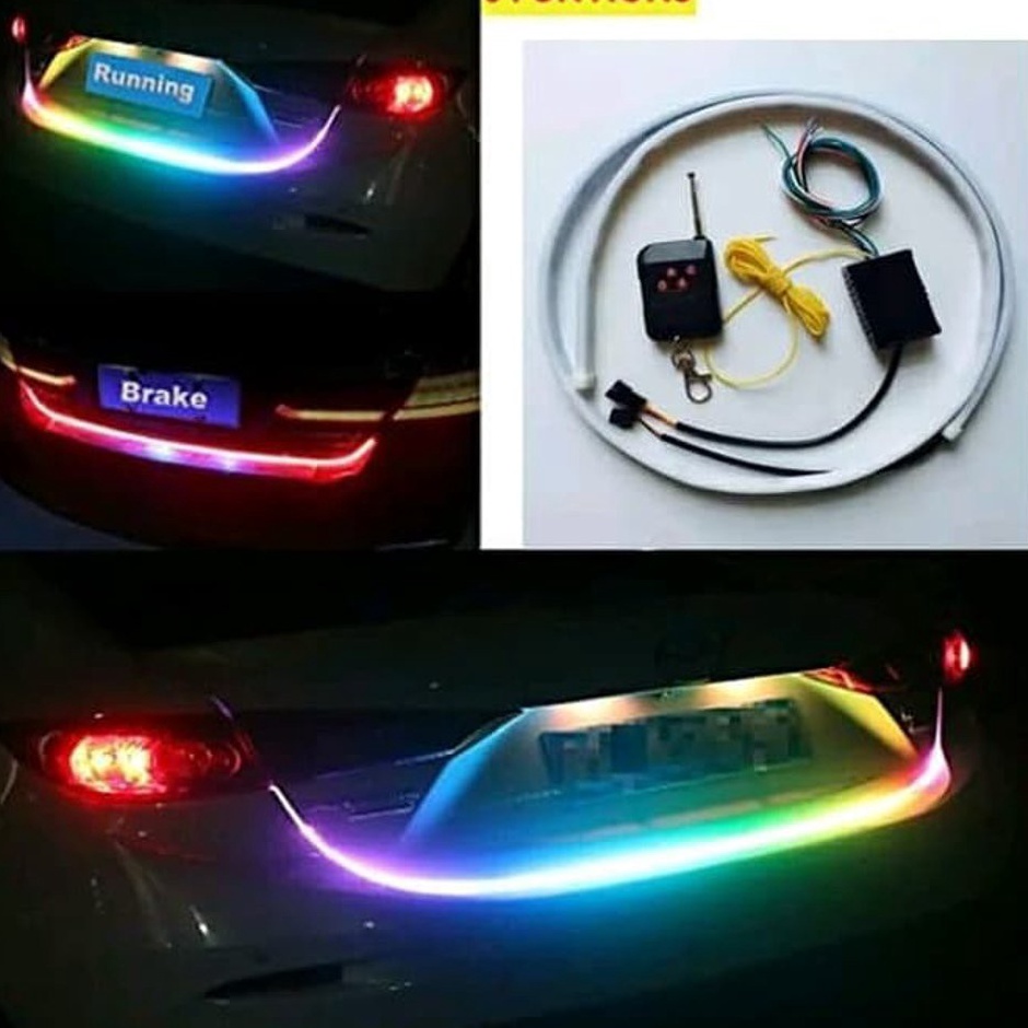 Jual Lampu Led Bagasi Mobil Rgb Running Led Strip Tail Light Flow Cm