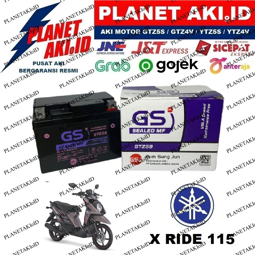 Jual Aki Motor X Ride 115 Aki Kering Accu Kering MF GTZ5S | Shopee