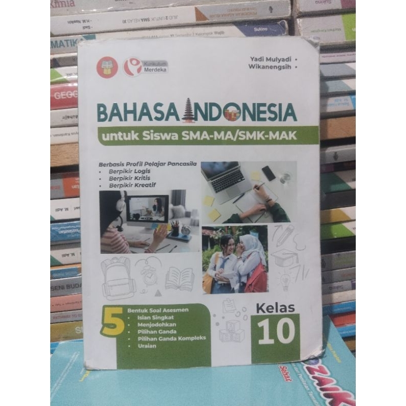 Jual BUKU BAHASA INDONESIA KELAS 10/X/1 SMA/SMK/MSK YRAMA WIDYA KURMER ...