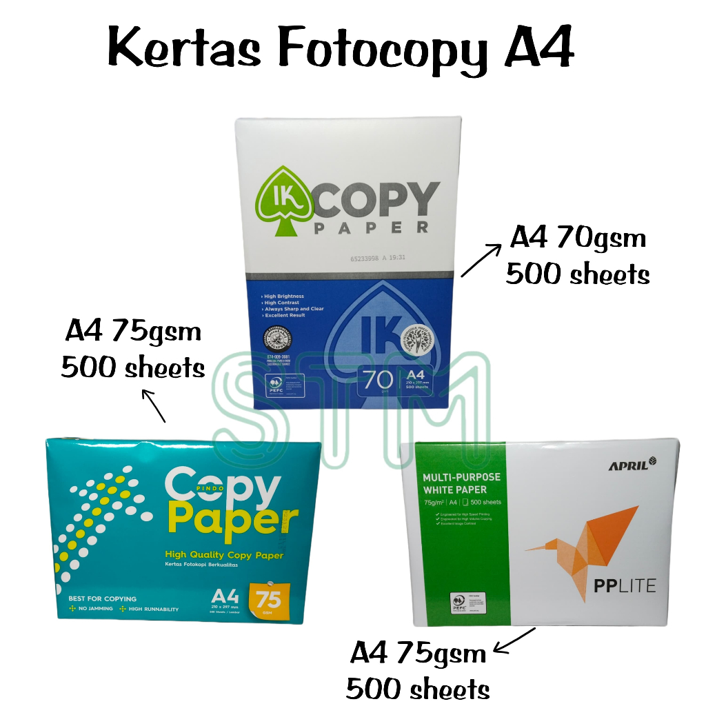 Jual Kertas Hvs Copy Paper Print Foto Copy A4 Paper One Paper Lite Ik