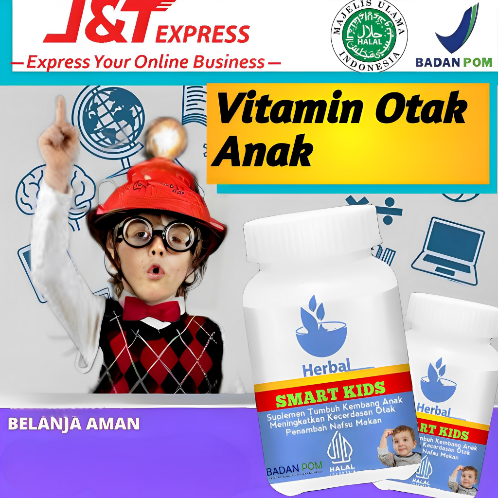 Jual Vitamin Kecerdasan Otak Anak, Suplemen Penguat Daya Ingat Otak ...