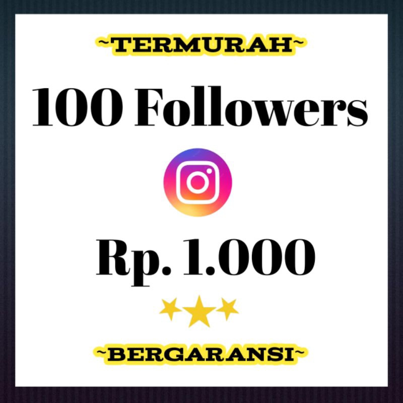 Jual High instan Follower aktif permanen Real followers instagram