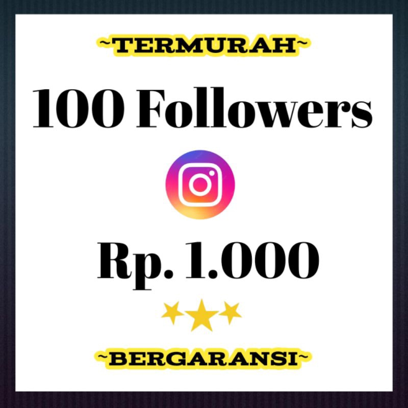 Jual High Instan Follower Aktif Permanen Real Followers Instagram ...