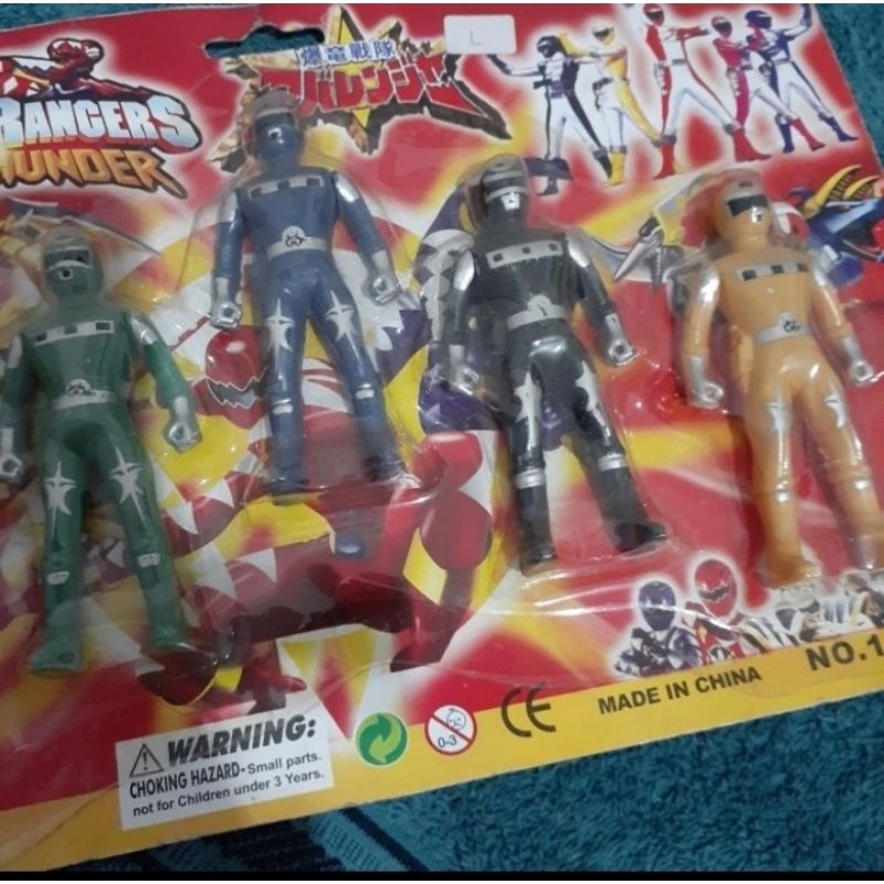 Jual Robot Ultraman Heroes Set isi 5 pcs Mainan Robot Power Rangers ...