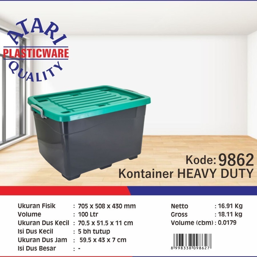 Jual Box Container HEAVY DUTY uk 25 - 100 Lt Merk Atari Greenleaf ...