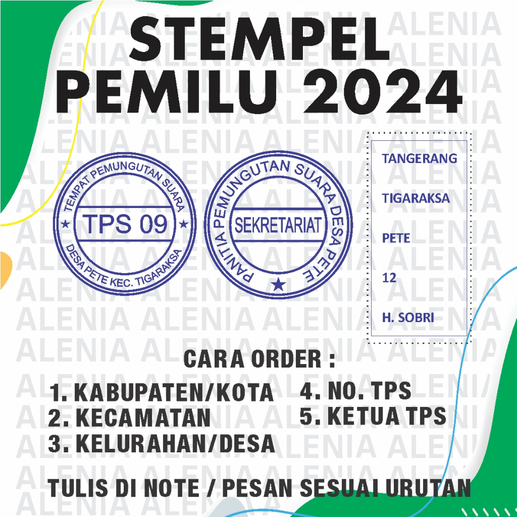 Jual Stempel Pemilu Stempel Surat Suara Stempel Tps Stempel Pps Stempel Stempel Custom 8094