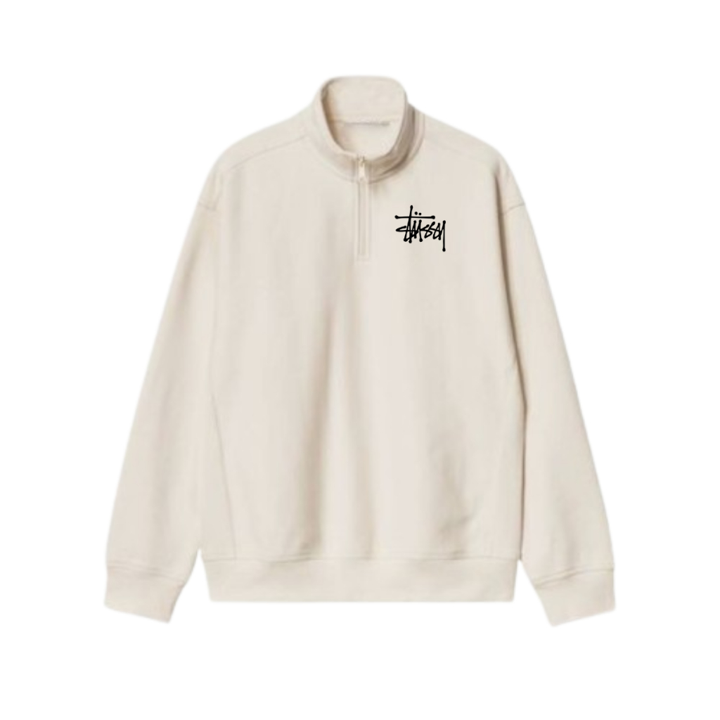 doubletPOLYESTER FLEECE HALF ZIPPULLOVER （TBN Half-Zip Polar 