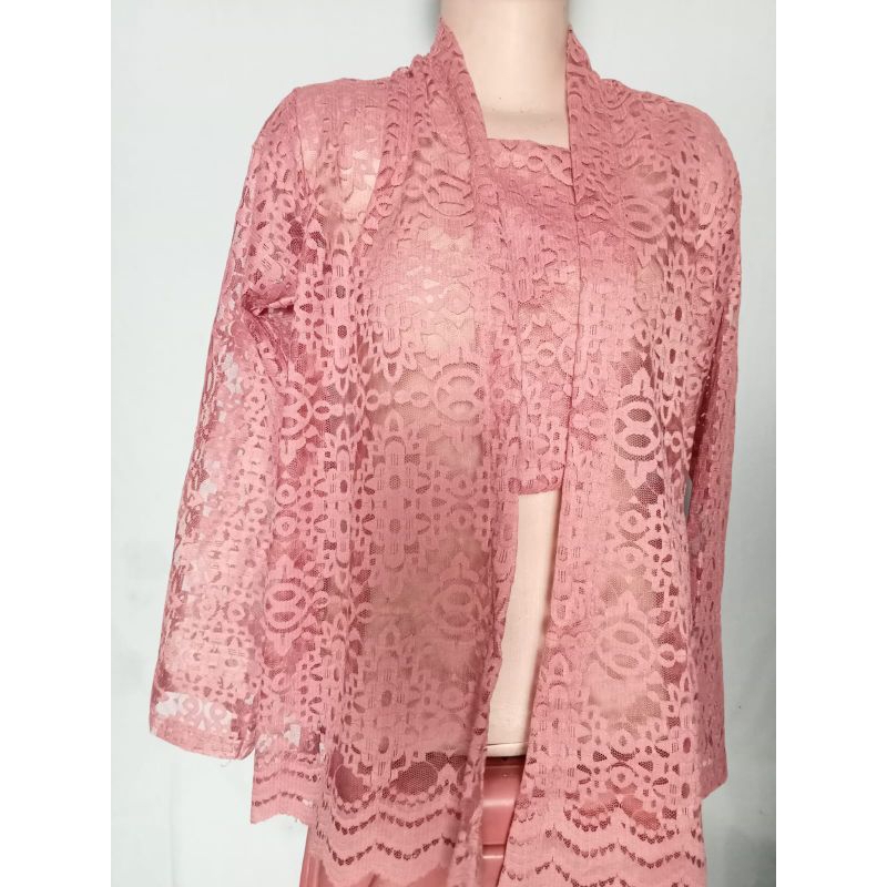Jual KEBAYA BURKAT BALI POLOS BAJU ADAT BALI TRADISIONAL KUTUBARU JADUL ...