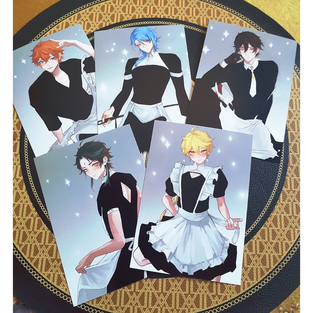 Jual [MAGIC WARM POSTCARD] Genshin Impact Zhongli Childe Tartaglia ...