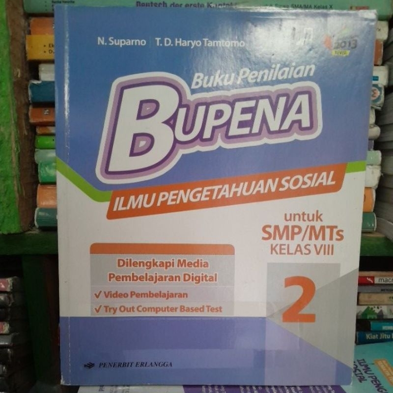 Jual Buku Penilaian Bupena Ilmu Pengetahuan Alam Kelas 2/VIII Smp ...