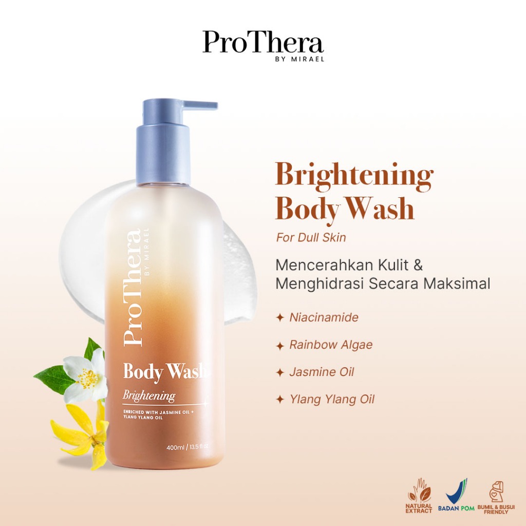 Jual Prothera By Mirael Brightening Jasmine Ylang Ylang Body Wash