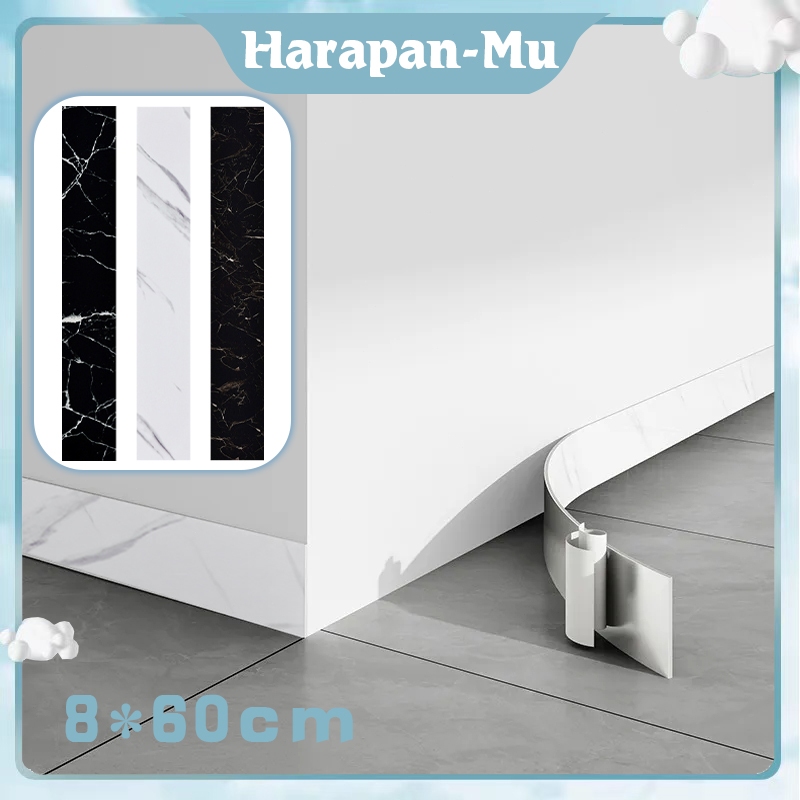 Jual Stiker Border List Plint Lantai Pvc Walpaper List Foam Stiker ...